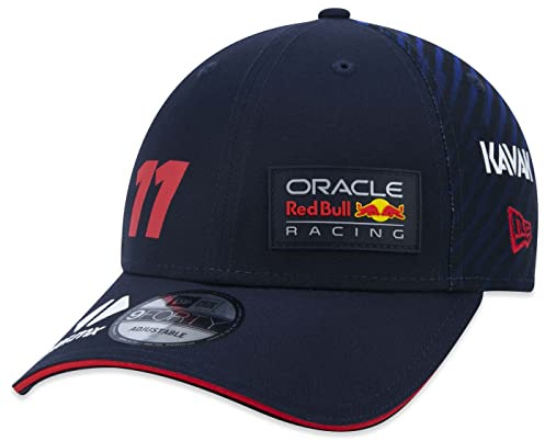 New Era Red Bull Racing Sergio Perez Blau Verstellbare 9Forty Snapback Cap - One-Size