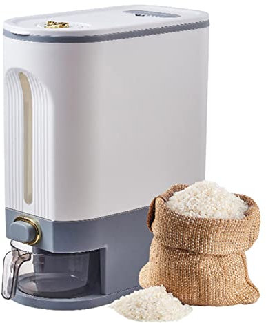 Cereal Dispenser | Leak-proof Rice Bucket Cereal Dispenser - Food Machine Kitchen Organization with Time Pointer Kitchen Soy Egg Measuring Cup Homraa