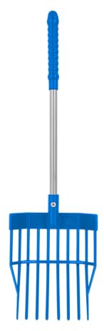 Red Gorilla Tidee Children's Bedding Fork Blue Small Compact Mini Pitchfork Lightweight Child's Manure Fork Stable Garden Compost 30cm