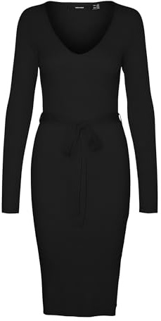 VERO MODA Female Strickkleid VMSABA Midikleid