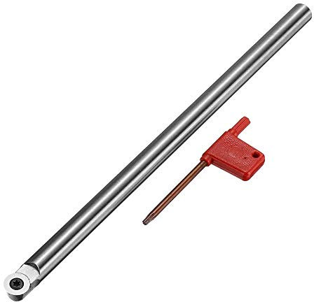 BomDog Drehmeißel, Drehmeißel Mit Rundem Schaft Und Holzkarbid-Einsatzschneider R6 250 Mm Holzdrehwerkzeug