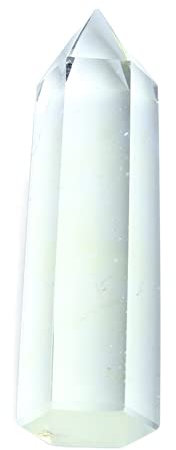 SLXWSXZE Home Decoration 5-10cm Yellow Melting Stone Hexagonal Single-Pointed Pillar Home Decoration Natural Stones Reiki Crystals (Size : 7-8CM)