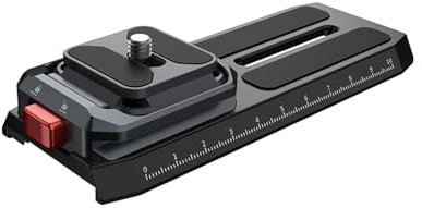 IFOOTAGE Kit de libération rapide pour stabilisateur d'appareil photo, compatible avec DJI RS4 Pro, RS4, RS3 Pro, RS3, RS2, RSC2, Q38-RS, noir, pour caméra reflex numérique