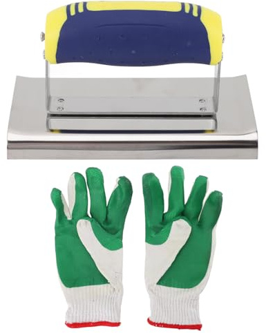 Trowel Soft Grip Handle, Dry Wall External Corner Trowel Kelle Eckkelle für Gipsarbeiten Premium Edelstahl Inneneckenkelle Eckenkelle Rostfreie Eckenkelle zum Bearbeiten