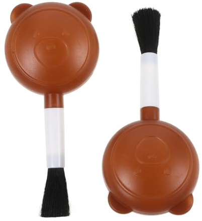 CIYODO 2 Stück Luftgebläse Reinigungspinsel aus Kunststoff mit Kompaktem Design für Kameraobjektive und Empfindliche Oberflächen