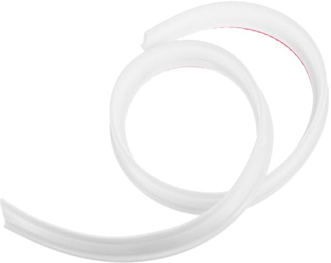 Hoement Striscia Blocca Acqua in Silicone Morbido per Bagno, Fascia Flessibile da 1m per Separazione Acqua e Protezione Anti-tracimazione