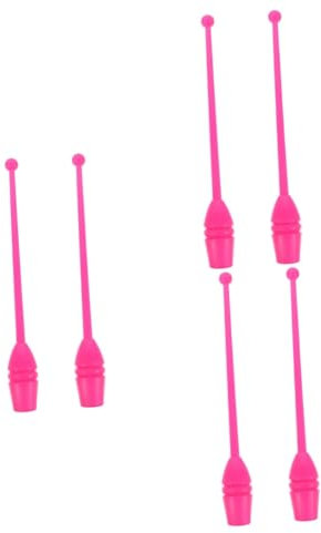 BESPORTBLE Lot De 3 Bâtons De Gymnastique Artistique Décoratifs pour Lentraînement (2 Pièces X 3)