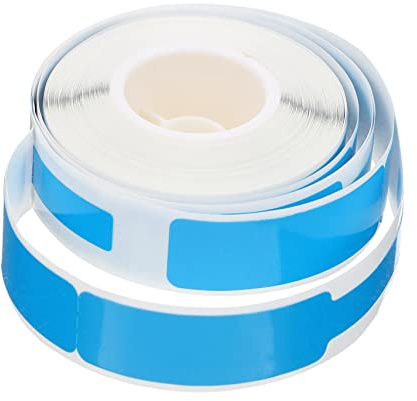 DIYEAH Thermopapier Kabel Etiketten Aufkleber wasserdichte Ölbeständige Thermokabel Beschriftungsaufkleber Für Netzwerkkabel Und Stromleitungen Blau