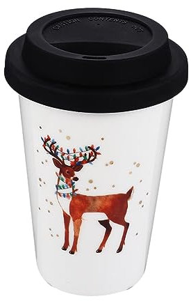 Yardenfun Hochwertiges Keramikmaterial Weihnachtskeramiktasse Kaffeetasse Teetasse Für Das Home Office Zufällige Farbe