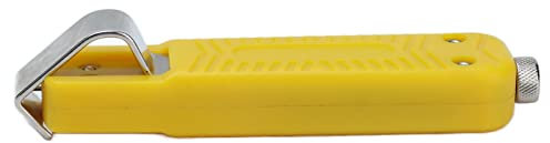 Pelacables, Cuchillo Pelacables de Acero Inoxidable, Pelacables Coaxial, Herramienta Pelacables, Herramienta Pelacables con Pelacables de Pelado Rápido de Tamaño Pequeño para