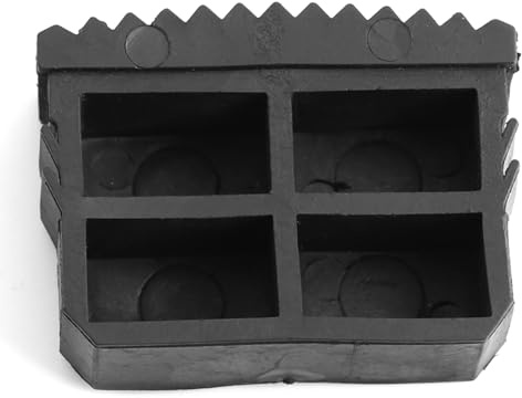 2 Stück, 2 Paar Rutschfeste Gummi-Ersatz-Stufenleiter-Treppenfüße, Rutschfeste Gummifüße für Leitern, Shineofi-Leiterstiefel, Embout, Kautschuk, Echelle, 50 X 20 Teile