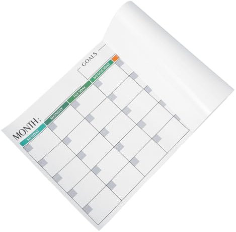 CHILDWEET Löschbare Kalenderblätter Wandkalender Ohne Termine 365-tage-planer Für Homeoffice Und Familie