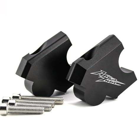 BDDXWSM Motorcycle Handlebar Riser Handle Bar Clamp For H&onda CRF1100L CRF1000L Africa Twin Adventure Handle Heighten Adapter Lifter HandleBar(Color 1)
