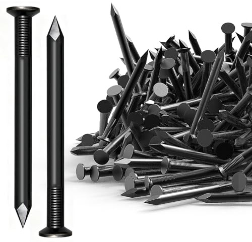 Pack of 15 Nails 100 mm Steel Nails Concrete for Pictures Nail Small Nails Wall for Concrete Walls Concrete Nails Picture Frame Nail Woodwork Brick Hanging Wooden Nails Wall Nails for Pictures