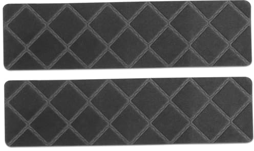 Polyester Selbstklebende Treppenstufenmatten 4 Stück | Antirutschmatte für Treppen Außen, Einfache Anbringung, Wiederverwendbar und Weich für Holzstufen