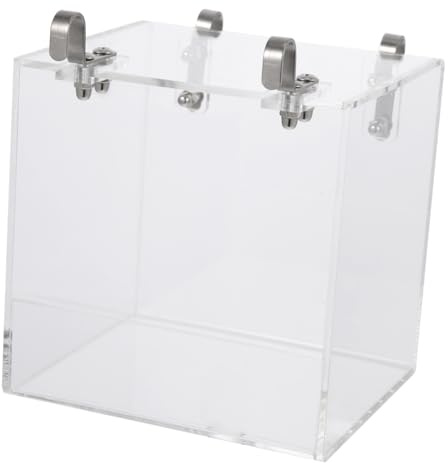 ifundom Acryl Vogelbadewanne Parrot Cage Bath Box Robust Sandbad für Mittlere Vögel Wie Fink Elster Geeignet Großes Multifunktionales Vogel badebecken aus Hochwertigem