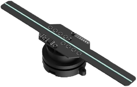 Nuevo proyector de hologramas 3D Mini con Pantalla LED Transparente 18 cm Logotipo Personalizado for Halloween y Navidad