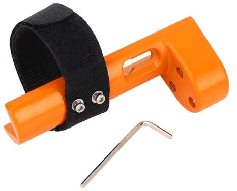 Niveau à Bulle Angle Droit Orange pour Mire Topographie | Fixation Par Sangle Velcro Universelle, Bulle Haute Visibilité, Accessoire De Mesure Pour Mire Graduée Chantier Arpentage