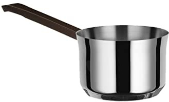 Alessi edo Stielkasserolle mit langem Griff, Ø 14, Stahl, braun