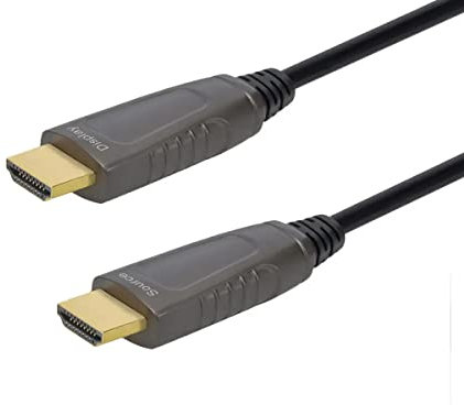 Monoprice SlimRun - Cavo HDMI attivo ad alta velocità certificato AV 8K, 15 metri CMP, HDMI 2.1, AOC, per PS 5, PS 5 Digital Edition, Nintendo Switch, Xbox Series X e Xbox Series S