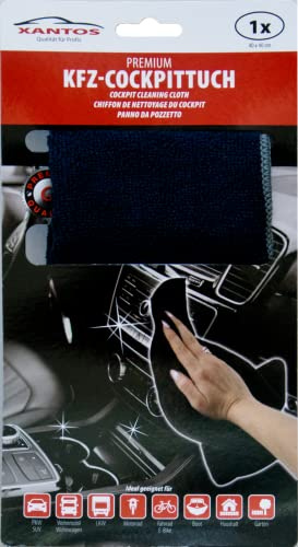 XANTOS Cockpit-Reinigungstuch 40x40cm schwarz