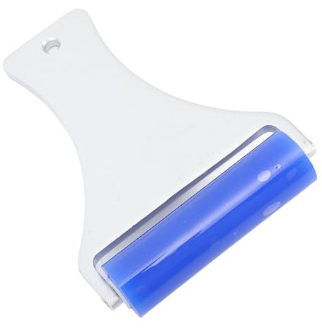 Silicone Manual Roller, Anti Static Silicone Roller, Compact Dust Remover Tool for Clothes and Cars, Manual Dust Roller with Aluminum Handle, for PCB, LCD Manufacturing (7.5CM)