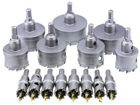 12-300mm Hole Saw Tungsten Carbide Tipped Core Drill Bit Cobalt Cutter Tools For Stainless Steel Plate Iron Metal PVC Opener,240mm