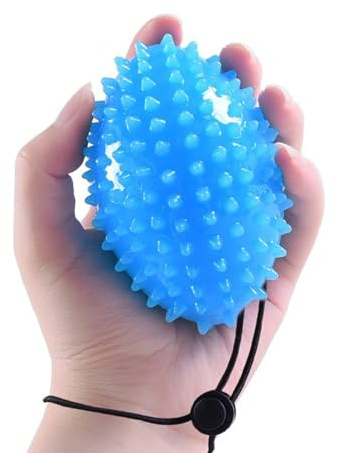 Handtränare boll finger klämbollar grepp stärkare tränare stressavlastningsboll för att förbättra flexibiliteten lindra finger och handled, för rehabilitet, artros, karpaltunnel, handfysisk terapi
