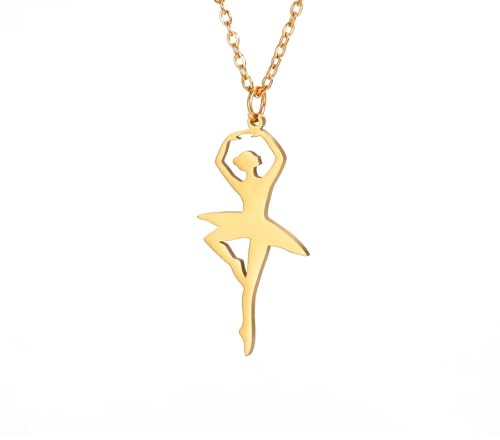 Halskette Ketten Schmuck Herren Frauen Anhänger Necklace Balletttänzerin Mädchen Halsketten Für Frauen Anhänger Halskette Ballerina
