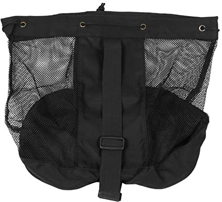 OHPHCALL Basketball-Netztasche Mesh-Balltasche Basketball-Aufbewahrungstasche Basketball-Container schultüte büchertasche Multifunktions-Fußballtasche tragbare Fußballtasche Segeltuch Black