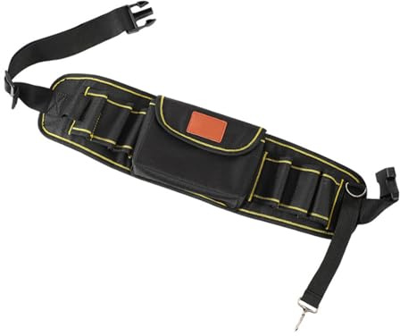 Porte-outils - Poche de tablier avec poches sécurisées - Pour électriciens, artisans, constructeurs, organisation efficace - Indispensable