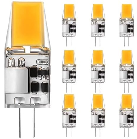 Dvnoua LED G4 Lampen 5W, Warmweiß 3000K, 5W ersetzt 50W Halogen, 500lm, 360° Abstrahlwinkel, G4 Stiftsockel, Flimmerfrei, Nicht Dimmbar, 5er-Pack