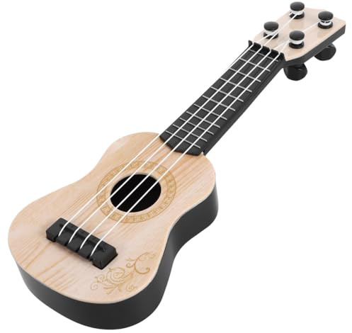 VICASKY Mini Ukulele Spielzeug Für Kinder Ab 2 Jahren 4-Saitige Mini Gitarre Für Musikunterricht Und Schreibtisch Dekoration Leichtes Kinder Ukulele Musikinstrument