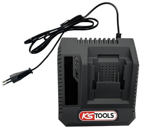 KS Tools 515.4703F Chargeur de Batterie - Chargeur 18v Rapide - 4A | Chargeur rapide 18V 4A pour batteries 515.4702F et 515.4705F