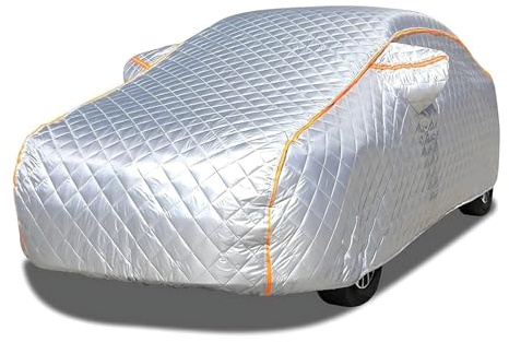 Hagelschutz Auto Abdeckplane für Volvo XC 60,Autoschutzhülle Auto Plane Abdeckung Outdoor Vollgarage Autoplanen Garagen UV-Schutz Wetterfeste Staubdicht