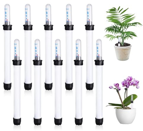 10 Stück 22.8cm Wasserstandsanzeiger Pflanzen, GießAnzeiger Zimmerpflanzen | Pflanzen Wasseranzeiger für Blumenkästen Topfpflanzen Gartenarbeit