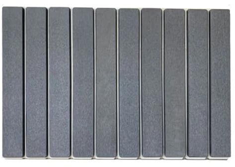 Stone Drying Mat Kitchen Quick Foldable Absorbent Diatomaceous Earth for Utensils Pots Bottles(Grey 30x40cm)