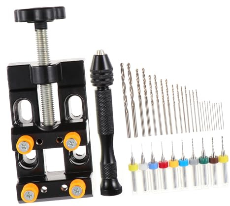 FUTUREORYY Herramientas De Perforación Manual Kit De Taladro Para Joyería Incluyendo Broca Taladro De Mano Para Hacer Materiales Blandos Talleres o Hogares