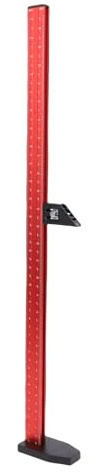 Taidda Woodworking Height Ruler, Aluminum Alloy Fine Tuning Dual Scale Marking Depth Gage with Extendable Block for Circular Saw Table Saw Milling Trimming Machine 640mm