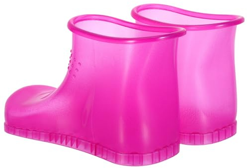 HAPINARY Fotmassagespa Fotbad För Seniorer Fotblöta Hink Fotblöt Fotbedobil Fotbadshink Fotbad Badkar Fotbadsfat Fötter Blötläggning Hink Fotblöta Bassängen Rosy Pvc