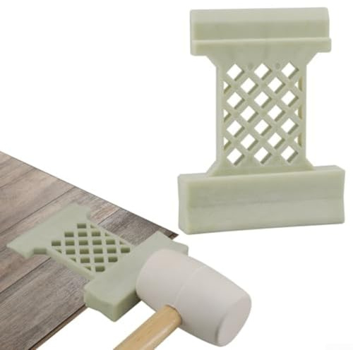 Blocco per pavimenti in nylon, per pavimenti in legno, plastica, piastrelle, con design multi-scanalatura per stringere la plancia e ridurre al minimo i graffi del pavimento (B)