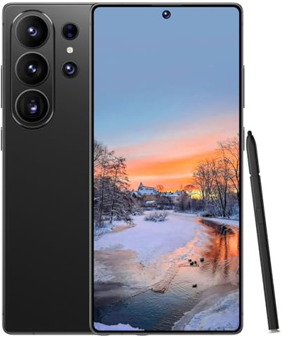 I26 Ultra – SIM-freies Smartphone 6,8 HD+ | 8 GB RAM, 256 GB Speicher | 108-MP-Kamera, Dual-SIM | Android 15, 4G LTE, Face ID, GPS | Preisgünstiges Smartphone mit langer Akkulaufzeit (Black)