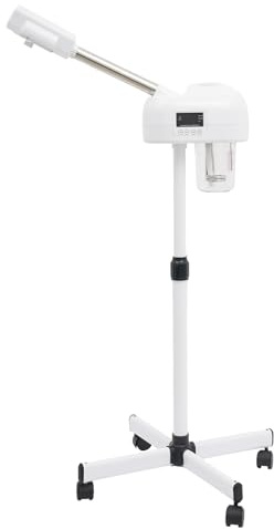 Vaporizzatore professionale per il viso, sauna facciale, pulitore dei pori, macchina per spa, umidificatore, braccio girevole, atomizzazione di ozono, altezza regolabile, dispositivo acquafaciale