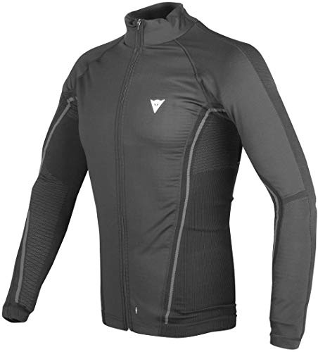 Dainese Unisex D-core No-Wind Thermo Tee Ls Unterwäsche, Schwarz/Anthrazit, XS-S EU