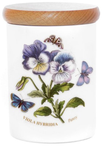 Portmeirion 4 Airtight Jar Pansy