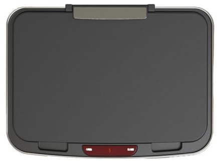 KITCHEN MOVE Couvercle de poubelle automatique rectangulaire modèle NARVIK Noir