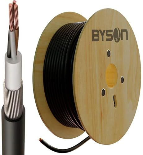 SWA – Steel Wire Armoured Heavy Duty Power Cable (6943X)– BASEC APPROVED (50 Meters, 3 Core 2.5mm)
