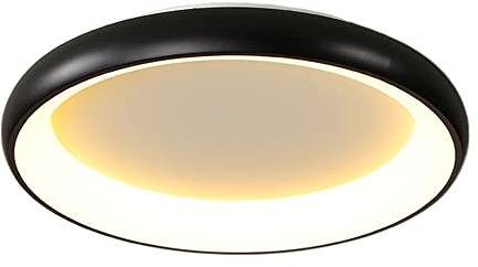 JXYDJH New Bedroom Ceiling Lighting Modern Minimalist LED Ceiling Lamp Acrylic Circle Ceiling Light Fixtures Three-Color Dimmable Embedded Installation Fixture Suitable for Bedroom, Dining Room