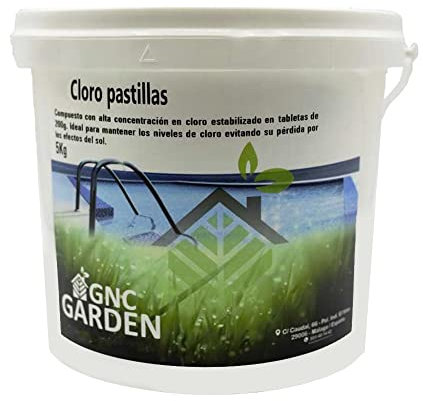 Pastillas de Cloro para Piscinas MULTIACCIONES [5Kg] Tratamiento Completo 25 Pastillas - Propiedades antisépticas, y es Muy Efectivo en la eliminación de Las bacterias, focos de infección