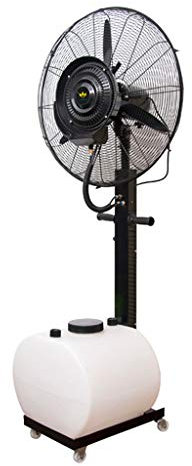 Natliedop Ventiladores,Ventilador de pie,Ventilador de alta velocidad con 3 aspas y tres velocidades para uso industrial comercial residencial